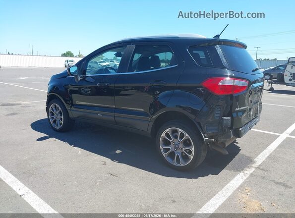 MAJ6P1WL6JC206880 2018 FORD ECOSPORT Black Trasero izquierdo