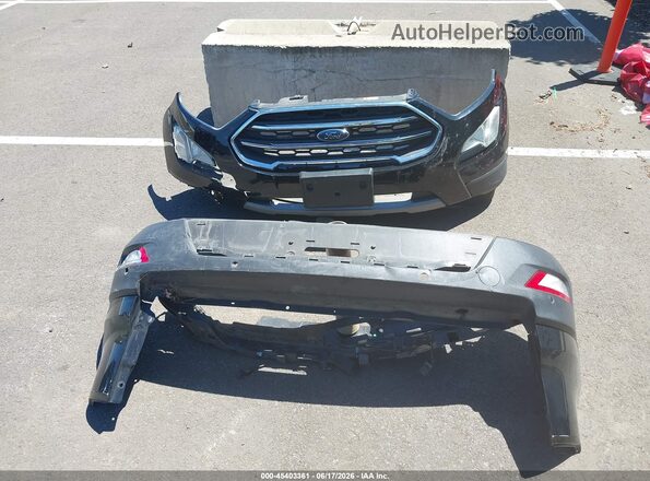 MAJ6P1WL6JC206880 2018 FORD ECOSPORT Black Vista del cuadro de instrumentos