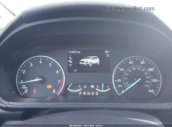MAJ6P1WL6JC206880 2018 FORD ECOSPORT Black Vista de los asientos traseros