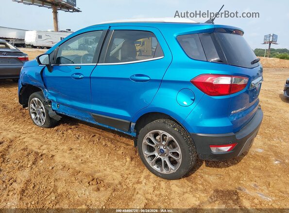 MAJ6P1WL7JC162095 2018 FORD ECOSPORT Blue Rear left