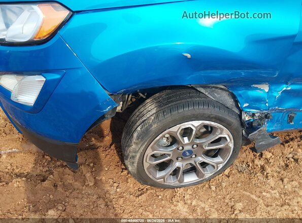 MAJ6P1WL7JC162095 2018 FORD ECOSPORT Blue Front view