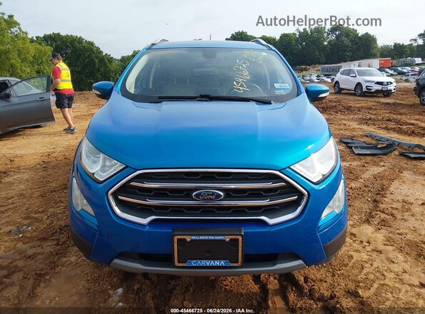 MAJ6P1WL7JC162095 2018 FORD ECOSPORT Blue Rear interior view