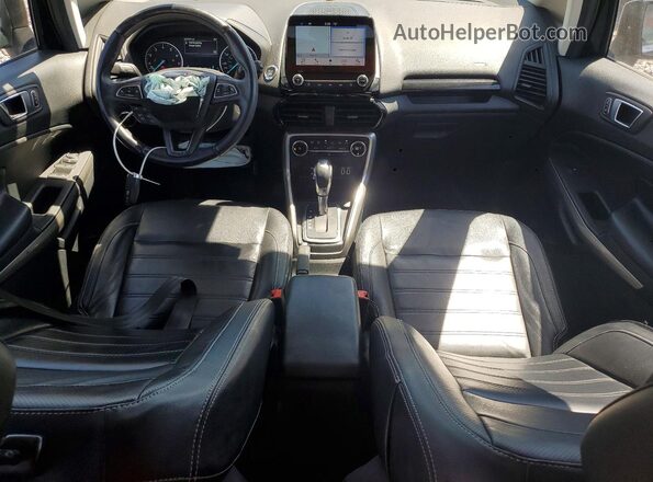MAJ6P1WL7JC170195 2018 FORD ECOSPORT Black წინა პანელის ხედი