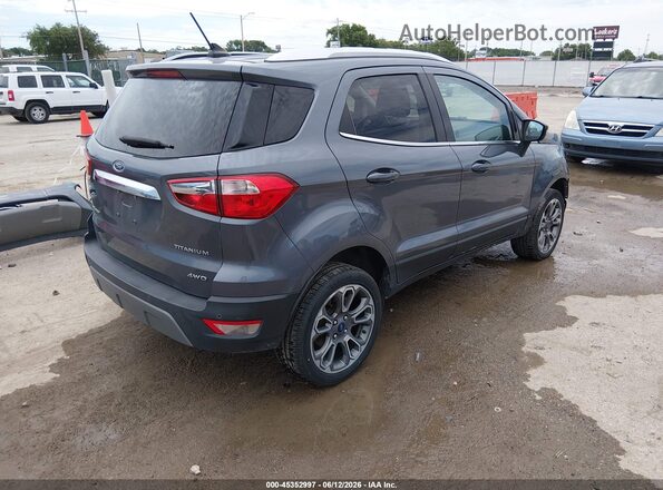 MAJ6P1WL7JC201574 2018 FORD ECOSPORT Silver Tył prawy