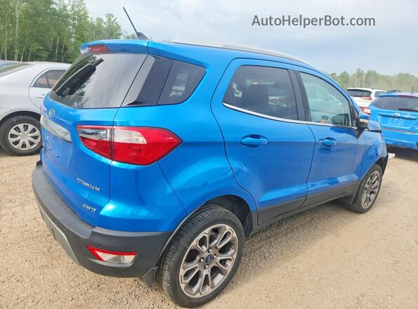 MAJ6P1WL9JC200250 2018 FORD ECOSPORT Blue უკანა მარჯვენა