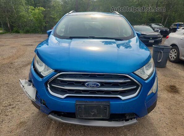 MAJ6P1WL9JC200250 2018 FORD ECOSPORT Blue წინა ხედი