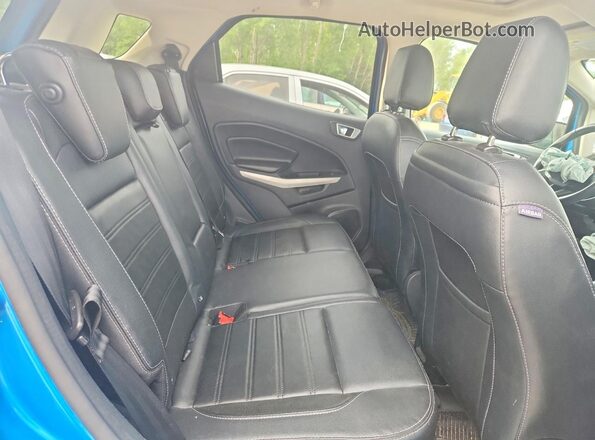 MAJ6P1WL9JC200250 2018 FORD ECOSPORT Blue უკანა სალონის ხედი