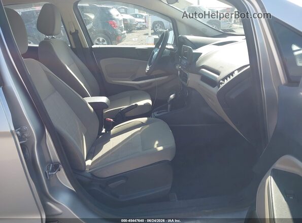 MAJ6S3FL0LC386340 2020 FORD ECOSPORT Silver Front interior view