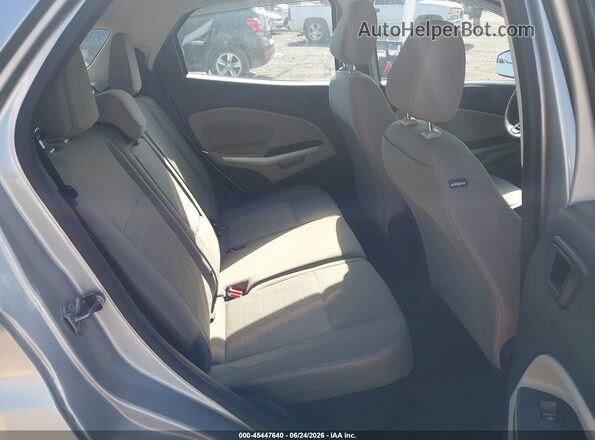MAJ6S3FL0LC386340 2020 FORD ECOSPORT Silver VIN sticker view