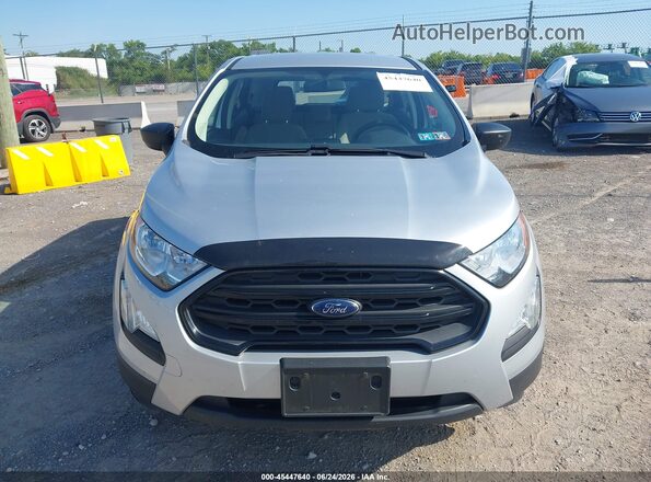MAJ6S3FL0LC386340 2020 FORD ECOSPORT Silver Instrument cluster view
