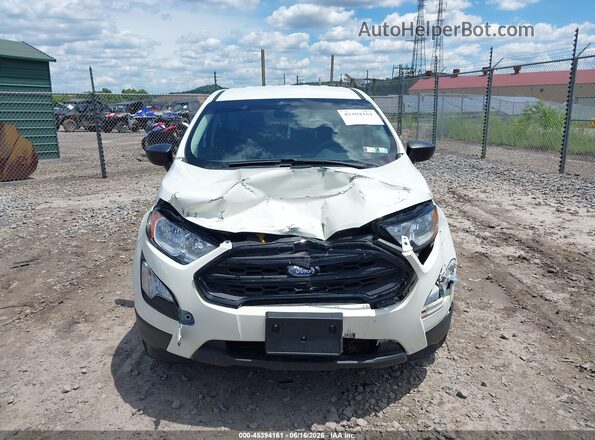 MAJ6S3FL0MC454556 2021 FORD ECOSPORT White Instrument cluster view