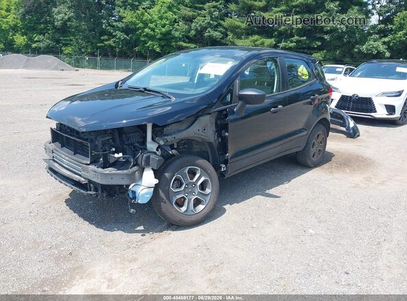 MAJ6S3FL0NC458205 2022 FORD ECOSPORT Black წინა მარცხენა ხედი სამი მეოთხედიდან