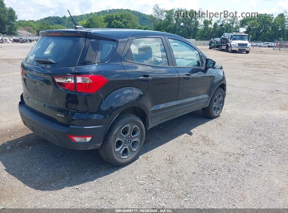 MAJ6S3FL0NC458205 2022 FORD ECOSPORT Black უკანა მარჯვენა