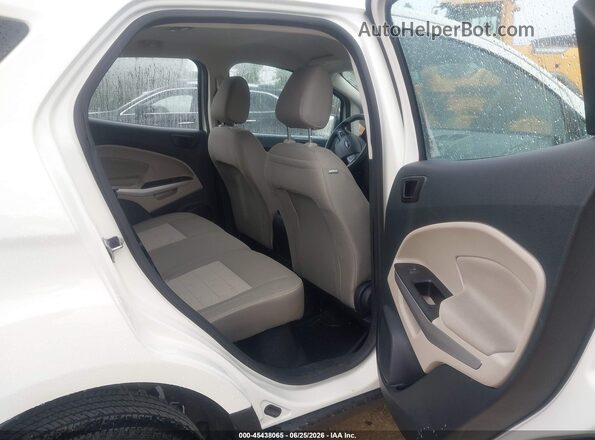 MAJ6S3FL0NC464747 2022 FORD ECOSPORT White Widok naklejki z numerem VIN