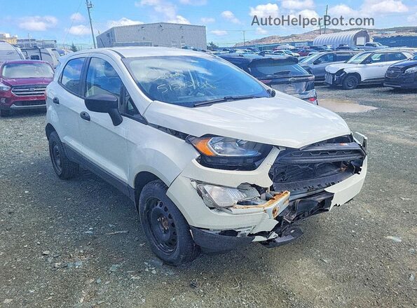 MAJ6S3FL1KC255772 2019 FORD ECOSPORT Белый Передняя правая четверть