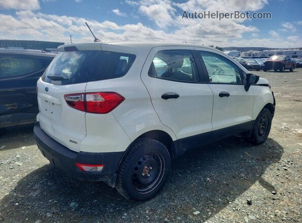 MAJ6S3FL1KC255772 2019 FORD ECOSPORT Белый Задняя правая четверть