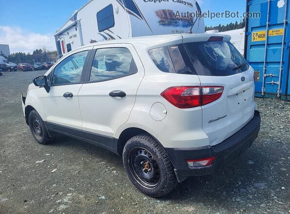 MAJ6S3FL1KC255772 2019 FORD ECOSPORT Белый Задняя левая четверть