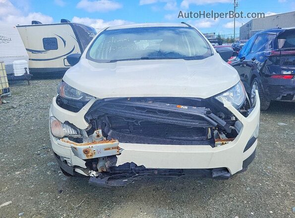 MAJ6S3FL1KC255772 2019 FORD ECOSPORT Белый Вид спереди
