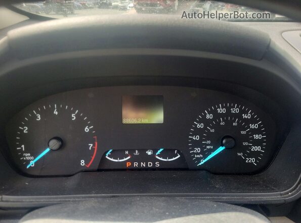 MAJ6S3FL1KC255772 2019 FORD ECOSPORT Белый Вид щитка приборов
