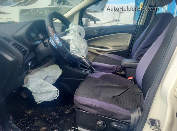 MAJ6S3FL1KC255772 2019 FORD ECOSPORT Белый Вид салона спереди