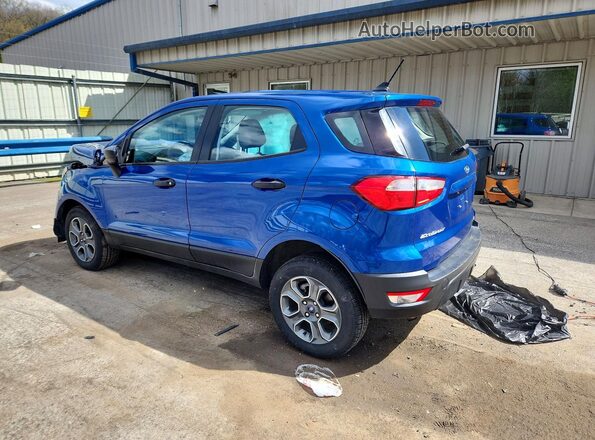 MAJ6S3FL2LC336913 2020 FORD ECOSPORT Синий Задняя левая четверть