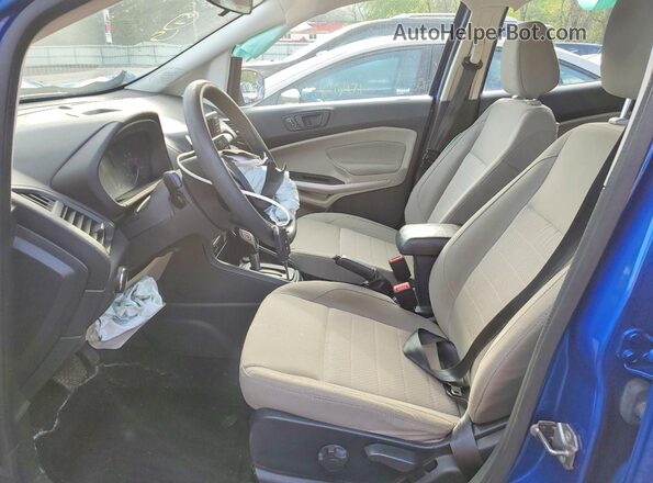 MAJ6S3FL2LC336913 2020 FORD ECOSPORT Синий Вид салона спереди