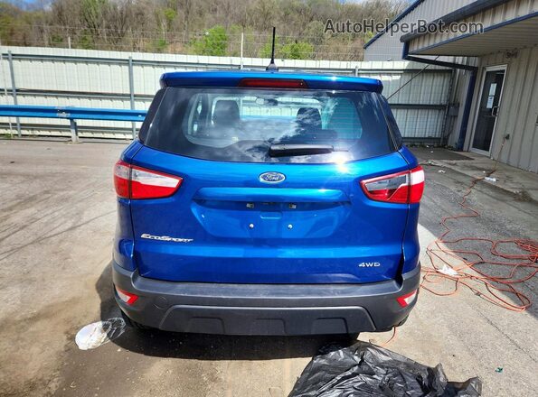 MAJ6S3FL2LC336913 2020 FORD ECOSPORT Синий Вид сзади
