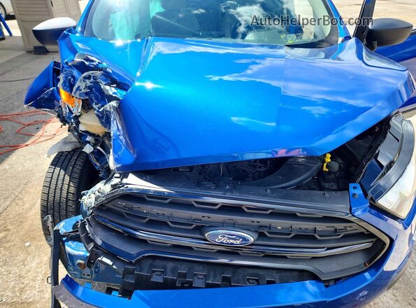 MAJ6S3FL2LC336913 2020 FORD ECOSPORT Синий Вид подкапотного пространства