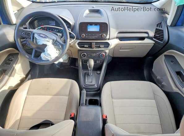 MAJ6S3FL2LC336913 2020 FORD ECOSPORT Синий Вид панели приборов