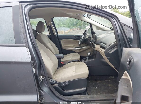 MAJ6S3FL3LC333597 2020 FORD ECOSPORT Gray წინა სალონის ხედი