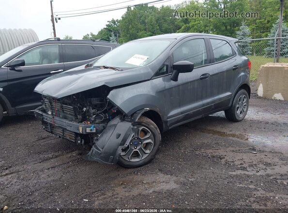 MAJ6S3FL3LC333597 2020 FORD ECOSPORT Gray წინა მარცხენა ხედი სამი მეოთხედიდან