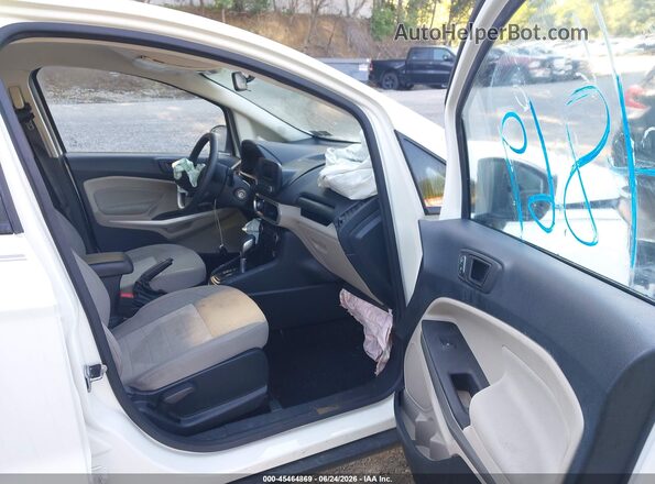 MAJ6S3FL5LC353480 2020 FORD ECOSPORT White Front interior view