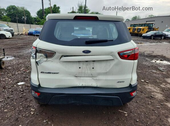 MAJ6S3FL5LC383577 2020 FORD ECOSPORT White Вид ззаду