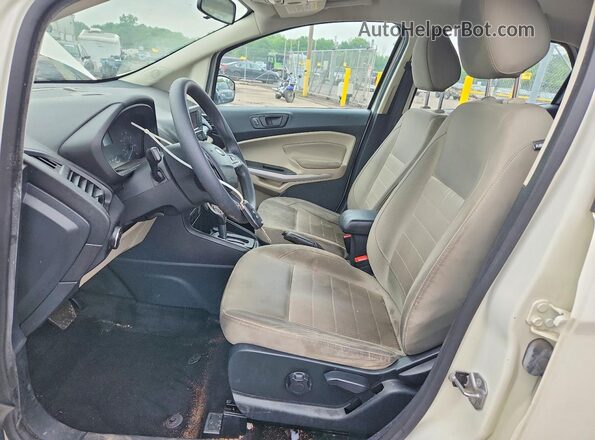 MAJ6S3FL5LC383577 2020 FORD ECOSPORT White Вид салону спереду