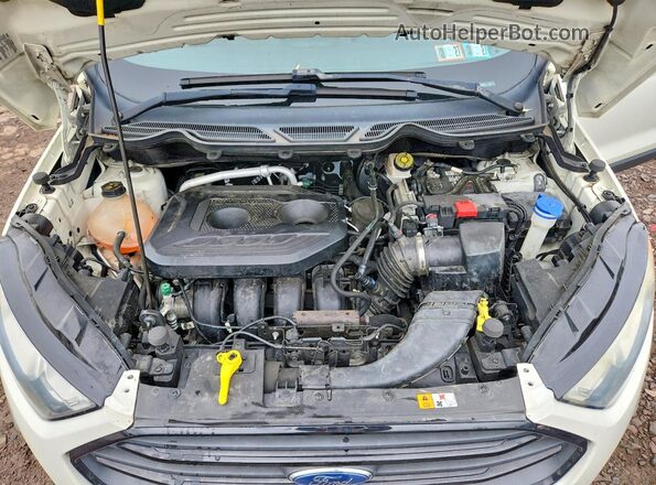 MAJ6S3FL5LC383577 2020 FORD ECOSPORT White Вид підкапотного простору