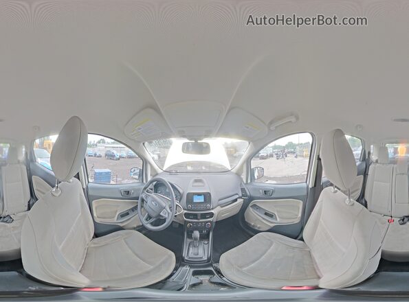 MAJ6S3FL5LC383577 2020 FORD ECOSPORT White Панорамний вид салону 360°