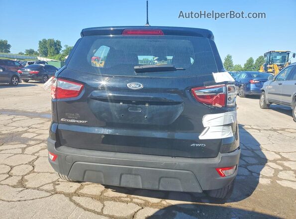 MAJ6S3FL6LC322609 2020 FORD ECOSPORT Black უკანა ხედი