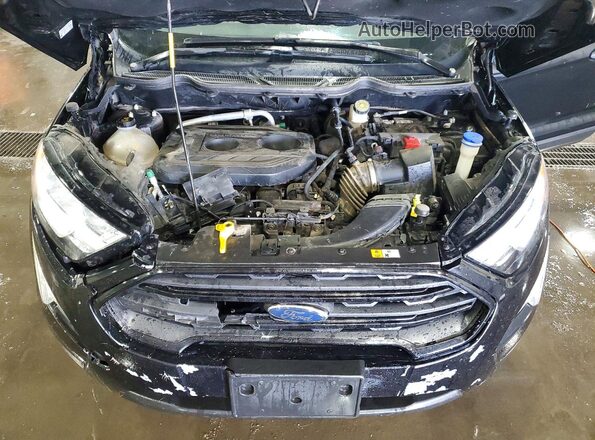 MAJ6S3FL6LC383278 2020 FORD ECOSPORT Black Engine compartment view
