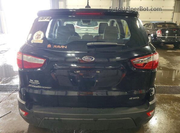 MAJ6S3FL6LC383278 2020 FORD ECOSPORT Black Rear view