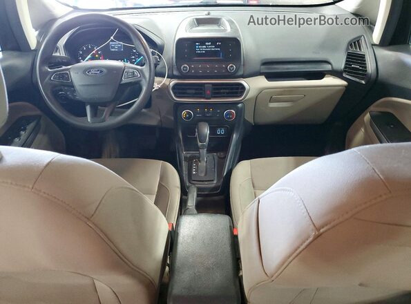 MAJ6S3FL6LC383278 2020 FORD ECOSPORT Black Dashboard view