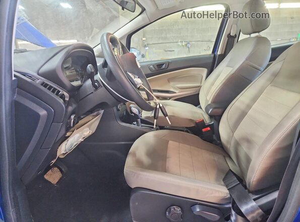 MAJ6S3FL6NC468978 2022 FORD ECOSPORT Blue Vista interior delantera
