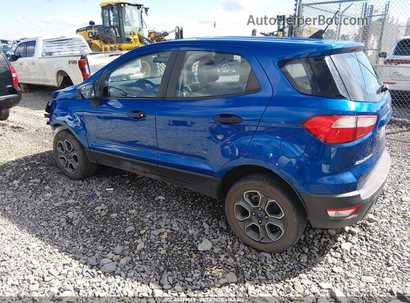 MAJ6S3FL7LC324272 2020 FORD ECOSPORT Blue Задня ліва чверть