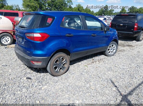 MAJ6S3FL7LC324272 2020 FORD ECOSPORT Blue Задня права чверть