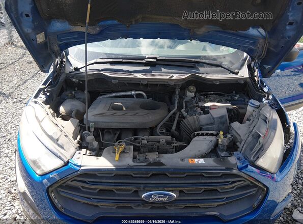 MAJ6S3FL7LC324272 2020 FORD ECOSPORT Blue Вид ззаду