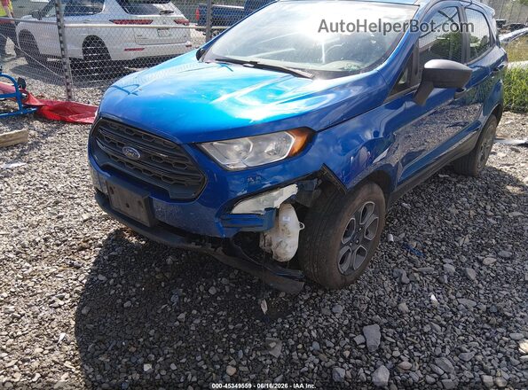 MAJ6S3FL7LC324272 2020 FORD ECOSPORT Blue Вид спереду