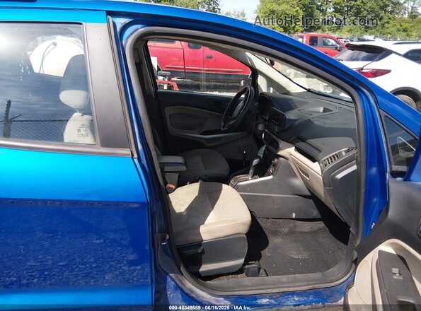 MAJ6S3FL7LC324272 2020 FORD ECOSPORT Blue Вид салону спереду