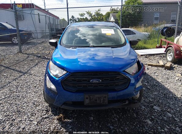 MAJ6S3FL7LC324272 2020 FORD ECOSPORT Blue Вид задньої частини салону