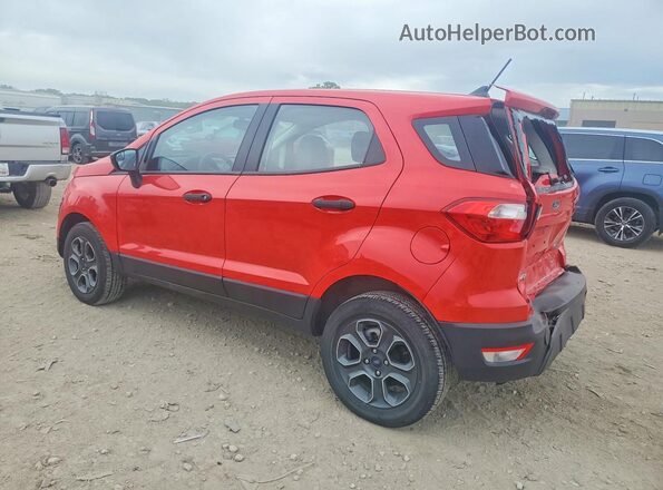MAJ6S3FL7MC417665 2021 FORD ECOSPORT Red უკანა მარცხენა