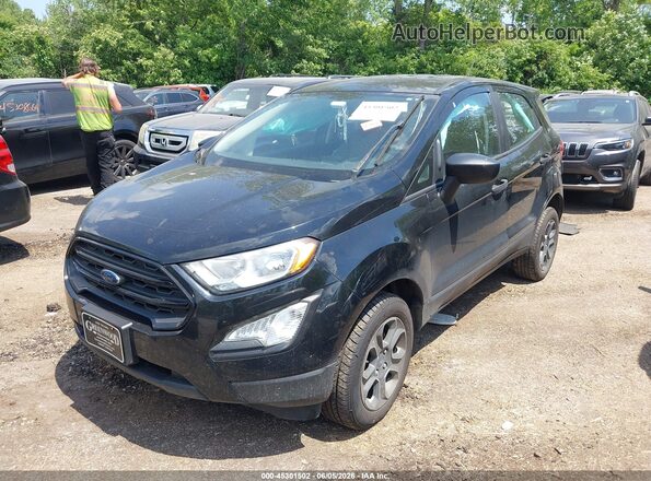 MAJ6S3FLXLC345892 2020 FORD ECOSPORT Black Առջևի ձախ երեք քառորդ տեսարան