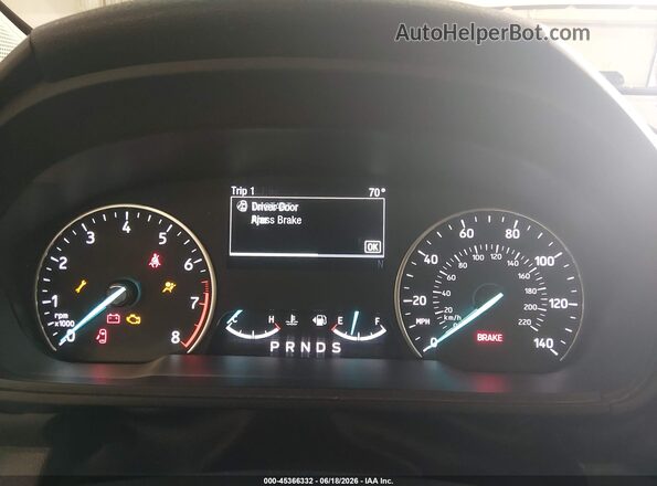 MAJ6S3GL0KC268267 2019 FORD ECOSPORT White Widok tylnych siedzeń